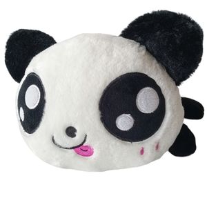 Hank Lu  Toy Big Head Panda Doll Black and White Bear Plush 20" long